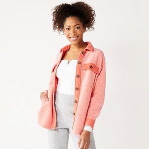 NWT Fashion Lounge Fleece Shacket